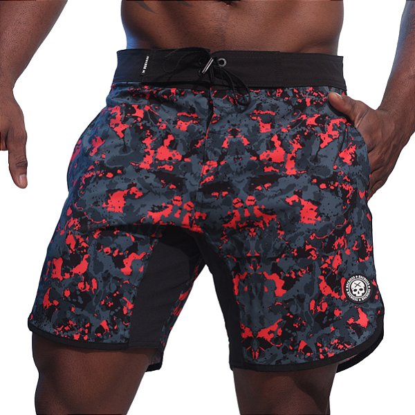 Bermuda Speed Bs Cross - Camo Red/Gray