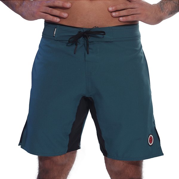 Bermuda All In One Bs Cross - Verde Petróleo