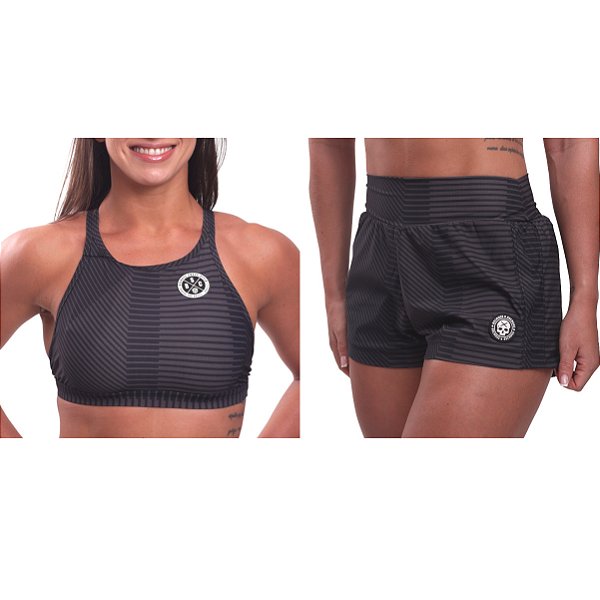 Conjunto Bs Cross Flow - Listrado