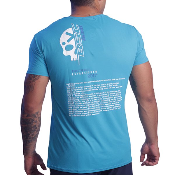 Camiseta Bs Cross - Est. Azul