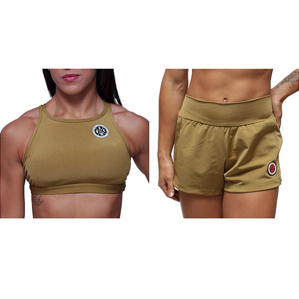 Conjunto Bs Cross Flow - Mostarda