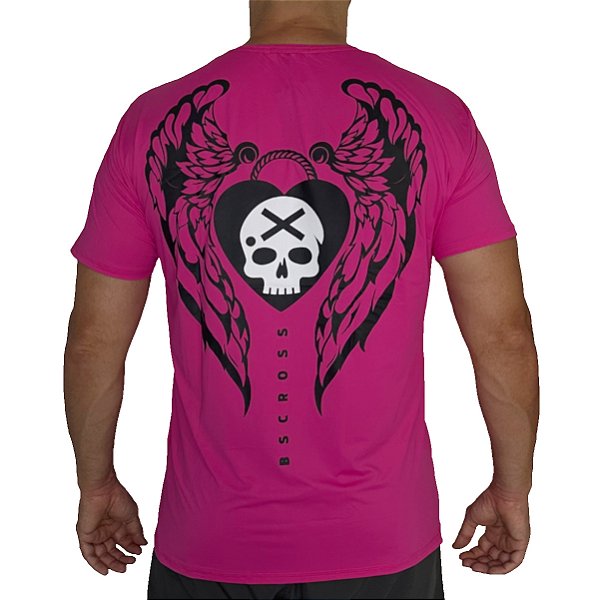 Camiseta Bs Cross - Pink Wings