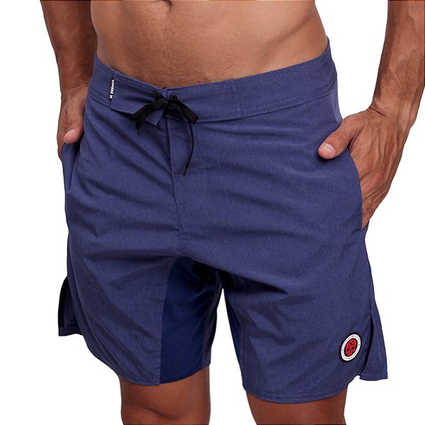 Bermuda All In One Bs Cross - Azul Escuro