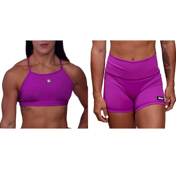 Conjunto Bs Cross - Odalisca Roxo