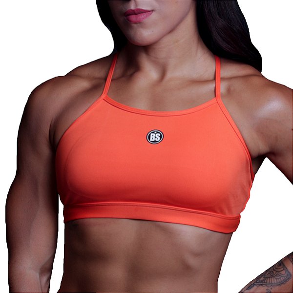 Top Bs Cross Alça Cruzada - Laranja