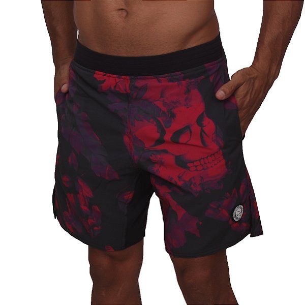 Bermuda Bs Cross Cinturada - Skull Red