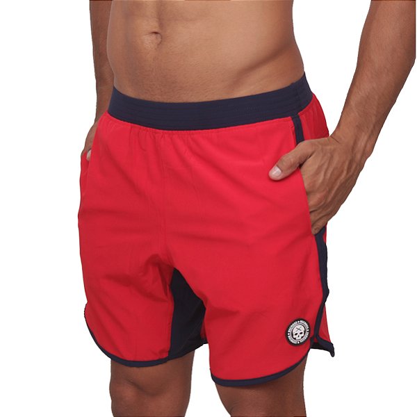 Bermuda Bs Cross Pro Speed - Vermelho/Marinho