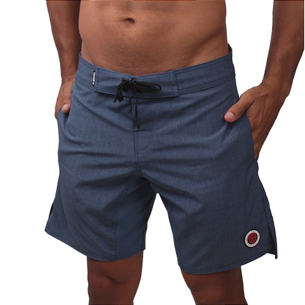 Bermuda All In One Bs Cross - Azul Escuro Mescla