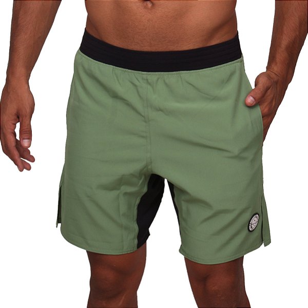 Bermuda Bs Cross Cinturada - Verde Claro