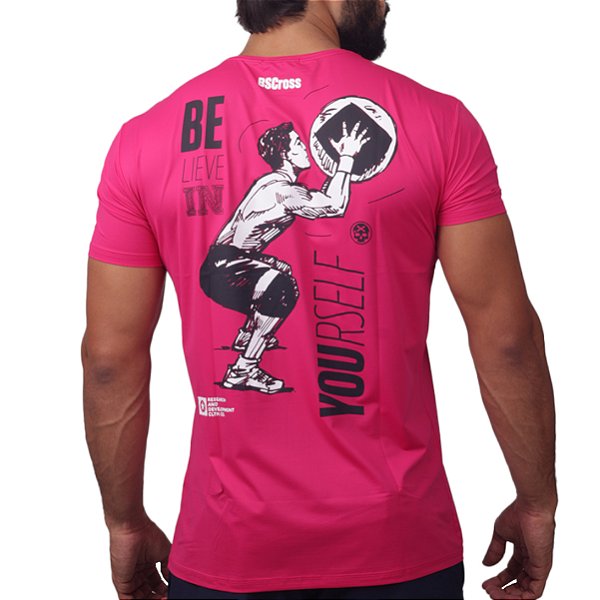 Camiseta BsCross - Wall Ball Pink
