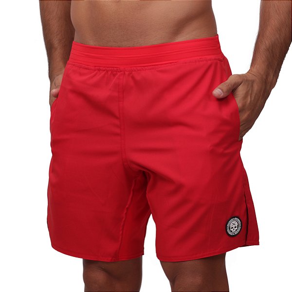Bermuda BsCross Cinturada - Vermelho
