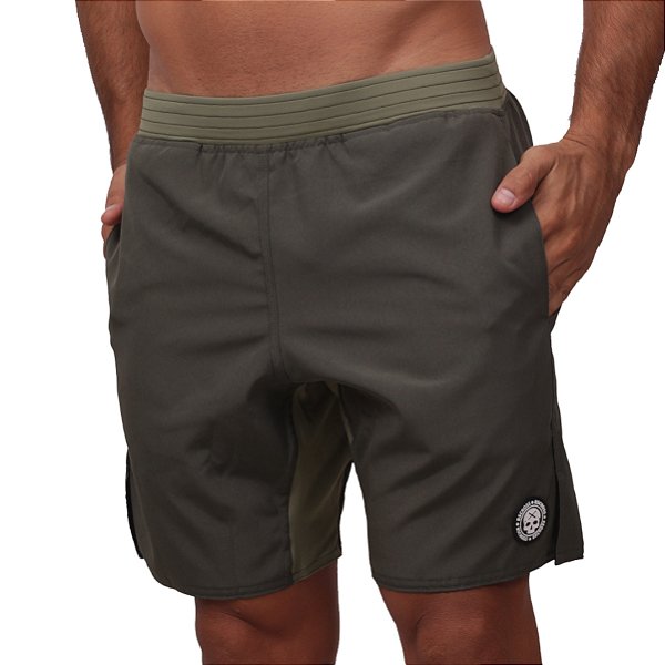 Bermuda BsCross Cinturada - Verde Musgo