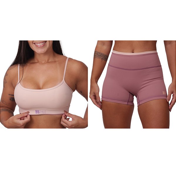 Conjunto Bscross BStyle - Mocassin Rose