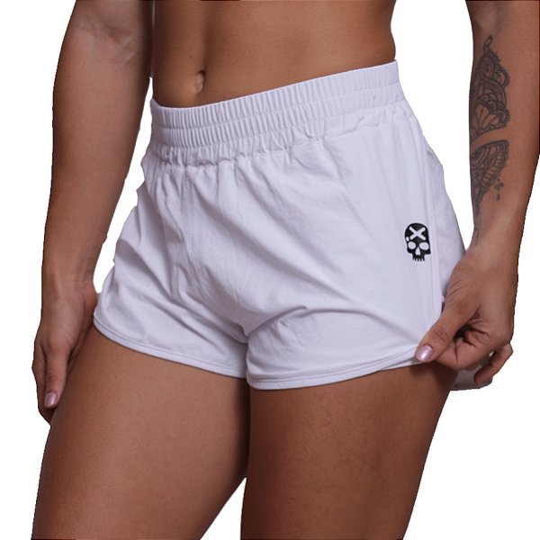 Short Flow Bscross - Branco/Preto