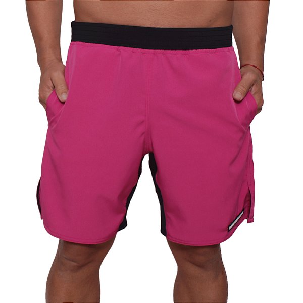 Short Bscross Cós Estreito - Rosa Choque
