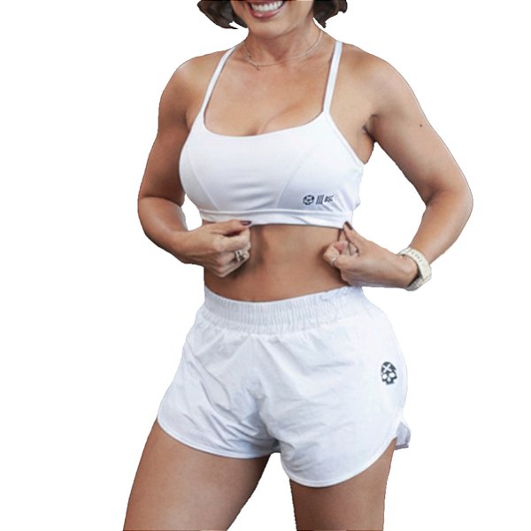 Conjunto Bscross Flow - Branco/Preto