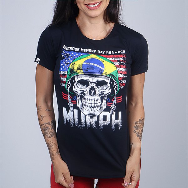 Camiseta Bscross - Murph Memory Preto