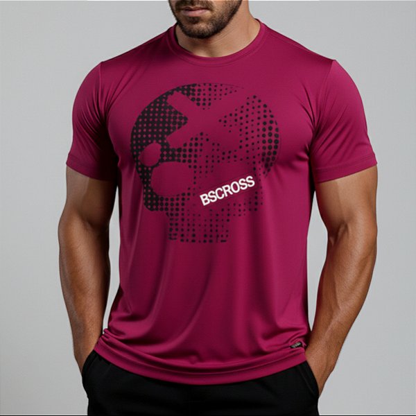 Camiseta Bscross - Pink Skull