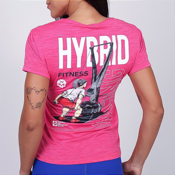 Camiseta Bscross - Hybrid Rosa