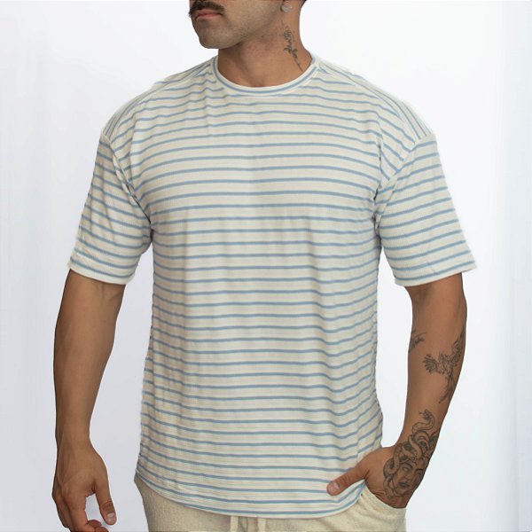 Camiseta Oversized Body Style - Stripe