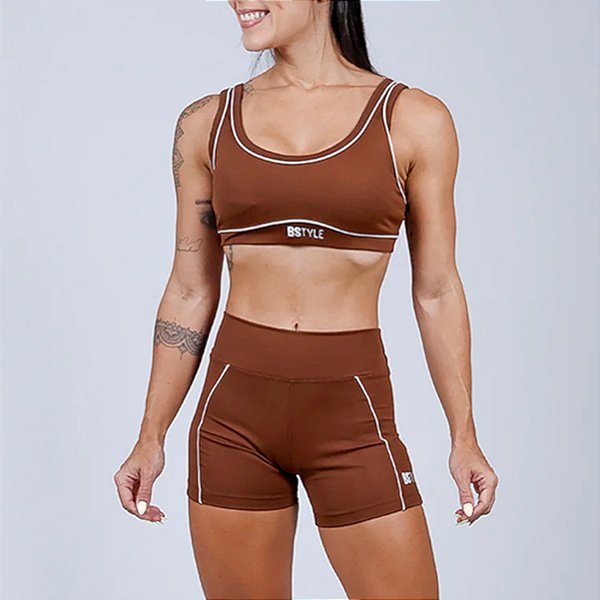 Conjunto Soft Bscross - Coffe