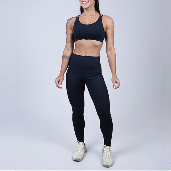 Conjunto Bscross Compress - Preto