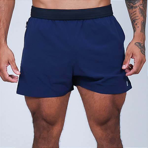 Bermuda Cinturada Curta Bscross - Marinho