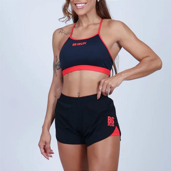 Conjunto Flow Bscross Run - Preto