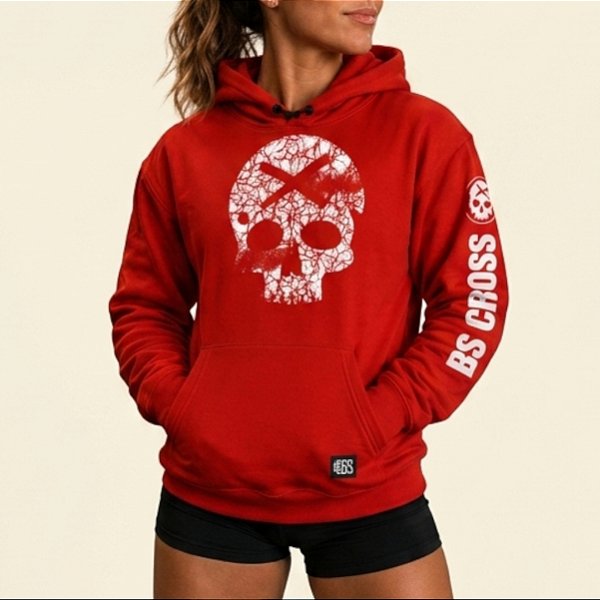 Moletom Bscross Canguru - Cracked Skull