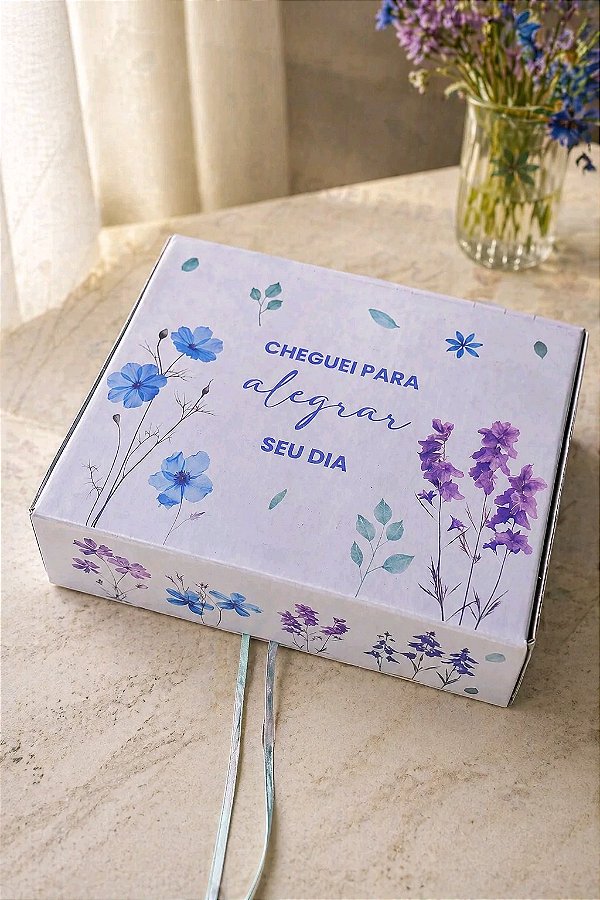 Kit caixa flor