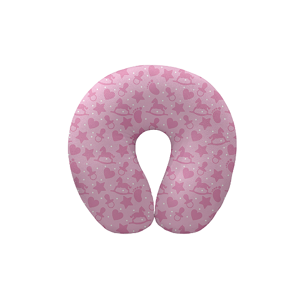 Almofada de Pescoço Rosa Baby