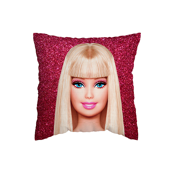 Capa de Almofada Barbie Com Zíper