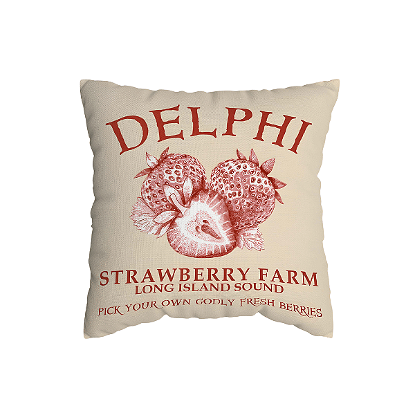 Capa de Almofada Delphi Com Zíper