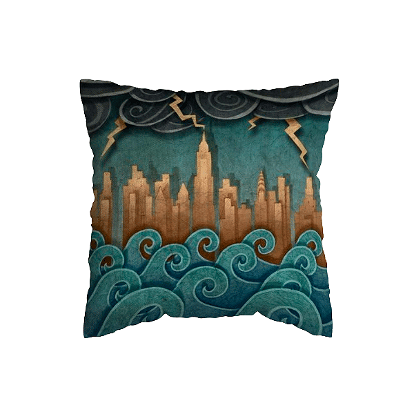 Capa de Almofada Percy Jackson e os Olimpianos Com Zíper