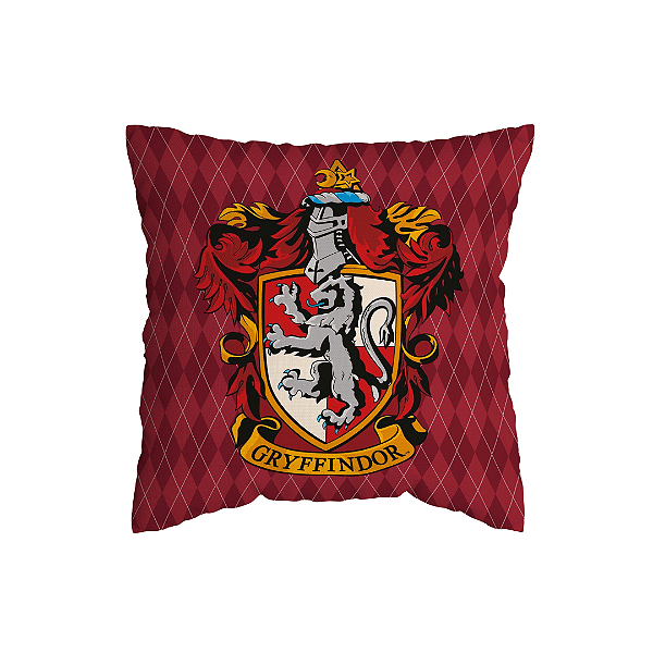 Capa de Almofada Grifinória Com Zíper