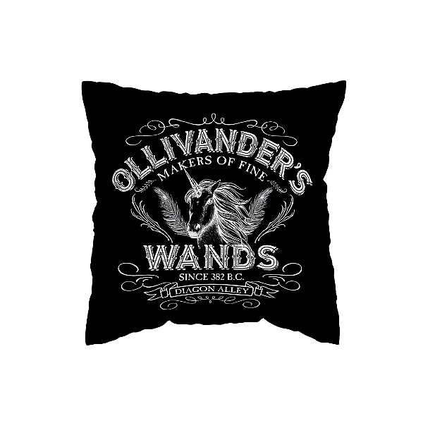 Capa de Almofada Ollivanders Com Zíper