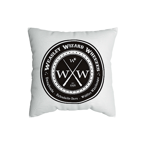Capa de Almofada Weasley Wizard Wheezes Com Zíper