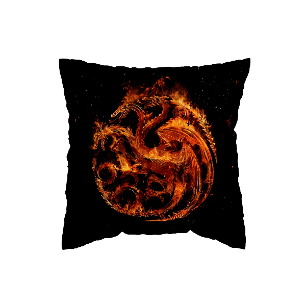 Capa de Almofada Targaryen Com Zíper