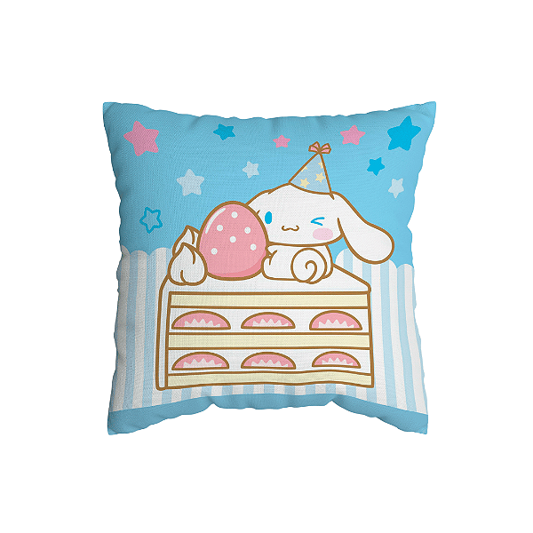 Capa de Almofada Cinnamoroll Com Zíper