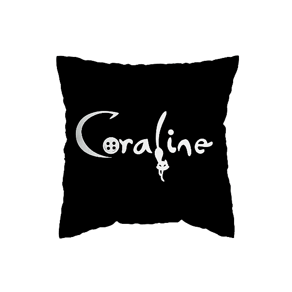 Capa de Almofada Coraline Com Zíper