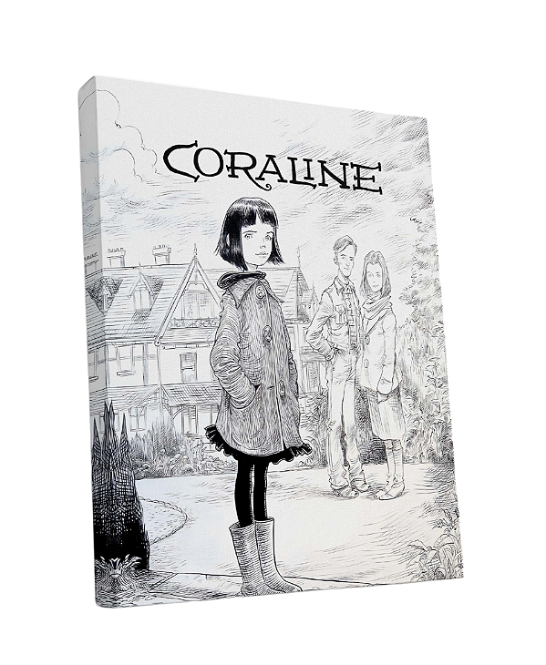 Tela Sublimada em Tecido Borda Infinita Coraline Ilustração dos Livros