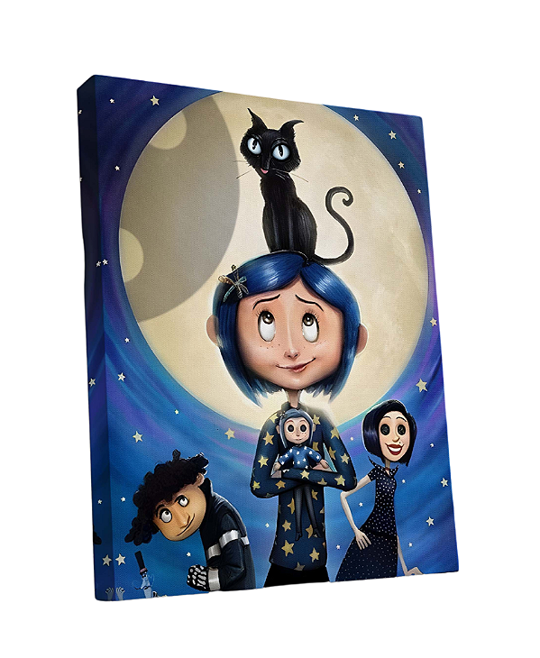 Tela Sublimada em Tecido Borda Infinita Coraline