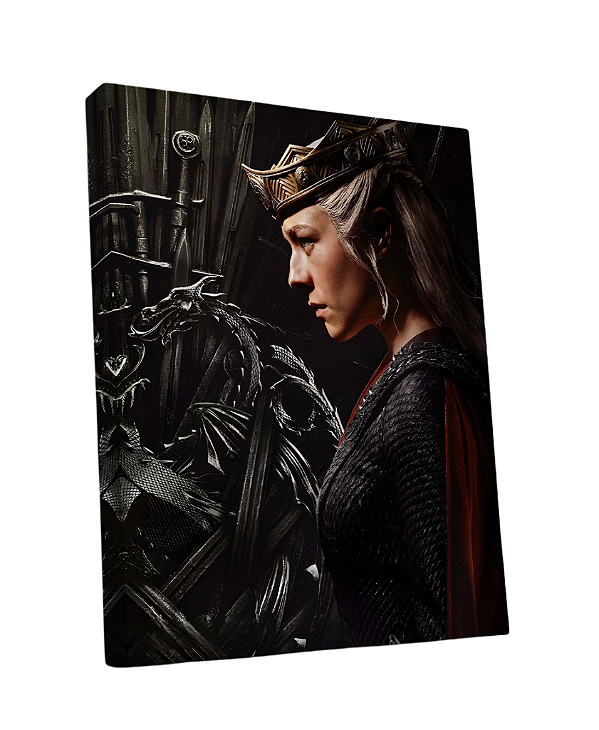 Tela Sublimada em Tecido Borda Infinita Rainha Rhaenyra Targaryen