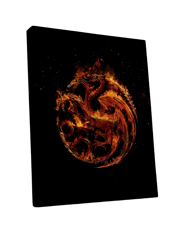 Tela Sublimada em Tecido Borda Infinita Targaryen