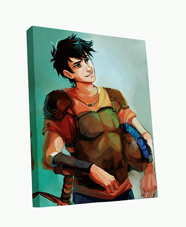 Tela Sublimada em Tecido Borda Infinita Personagens Percy Jackson e os Olimpianos