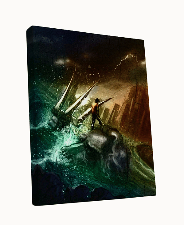 Tela Sublimada em Tecido Borda Infinita Percy Jackson e o Ladrão de Raios