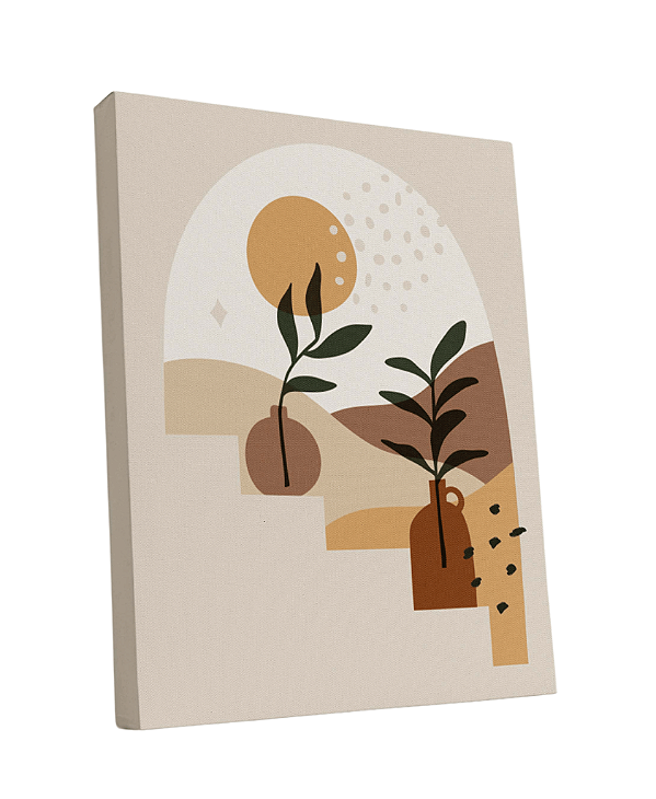 Tela Sublimada em Tecido Borda Infinita Minimalista
