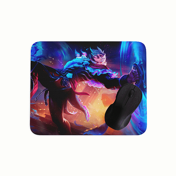 Mousepad LOL Skin Draven a Ilusão