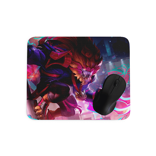 Mousepad LOL Skin Rengar Demônios Urbanos