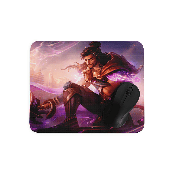 Mousepad LOL Skin Akshan Três Honras